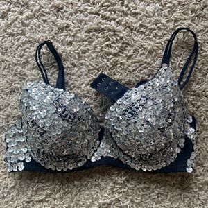 Sequin bra